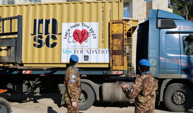 MSC Foundation, consegnate in Libano oltre 3 tonnellate di aiuti umanitari