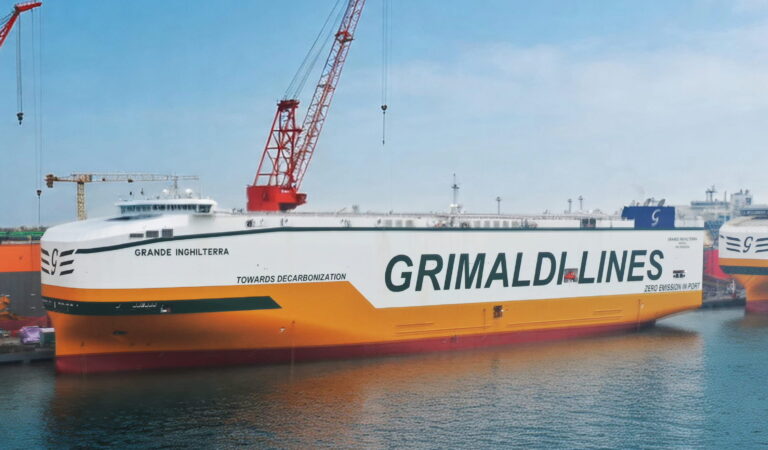 Gruppo Grimaldi, entra in flotta la Car Carrier Grande Inghilterra