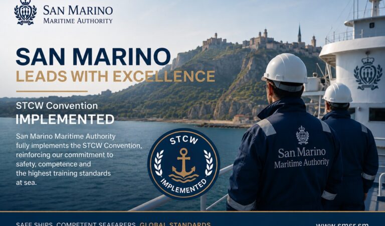 San Marino ottiene il riconoscimento IMO per la piena attuazione della Convenzione STCW